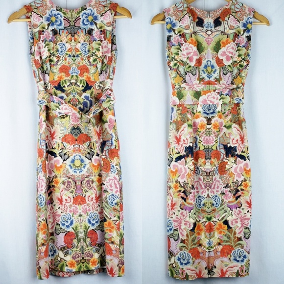 Alexander McQueen Dresses & Skirts - Alexander McQueen Kaleidoscope Floral Dress